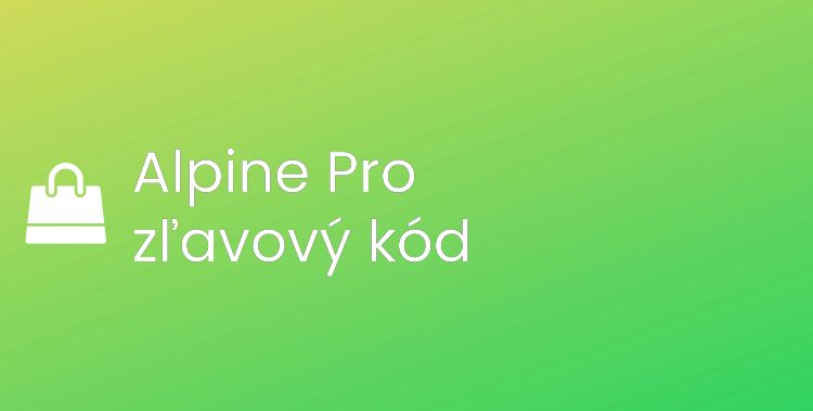 Alpine Pro promo kód