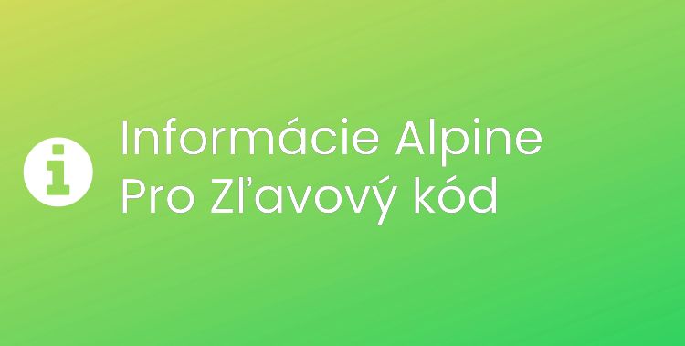 Alpine Pro Section Header Image