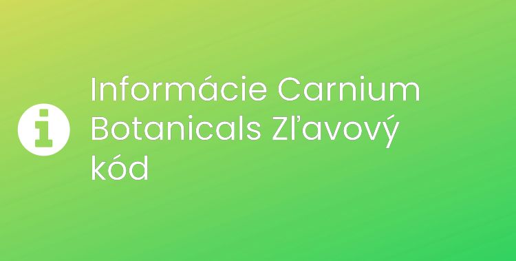 Carnium Botanicals Section Header Image