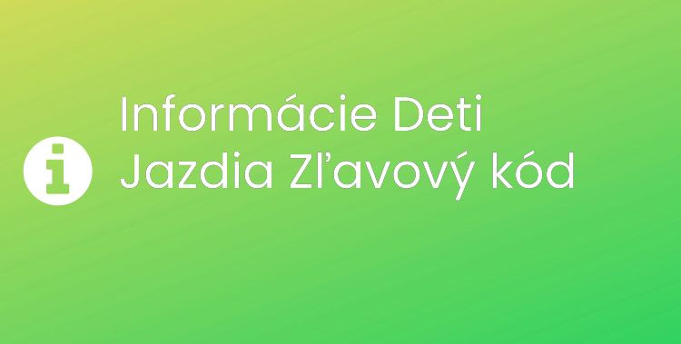 Deti Jazdia Section Header Image