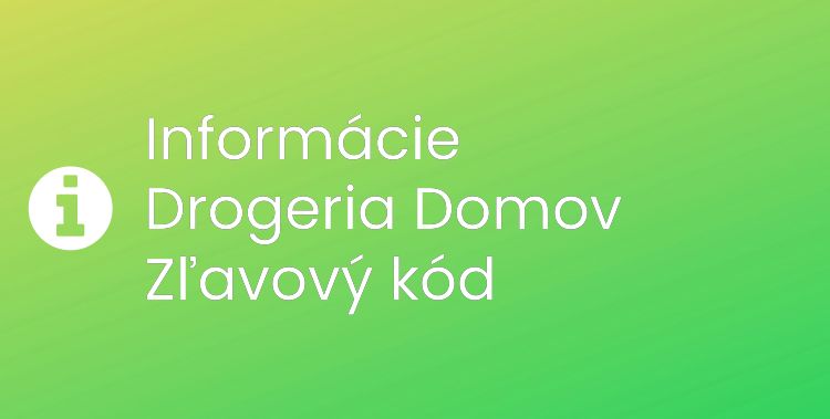 Drogeria Domov Section Header Image