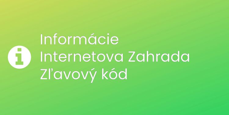 Internetova Zahrada Section Header Image
