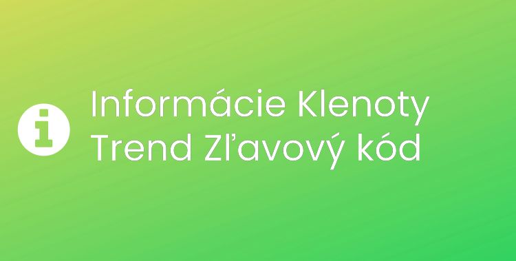 Klenoty Trend Section Header Image