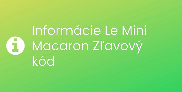 Le Mini Macaron Section Header Image