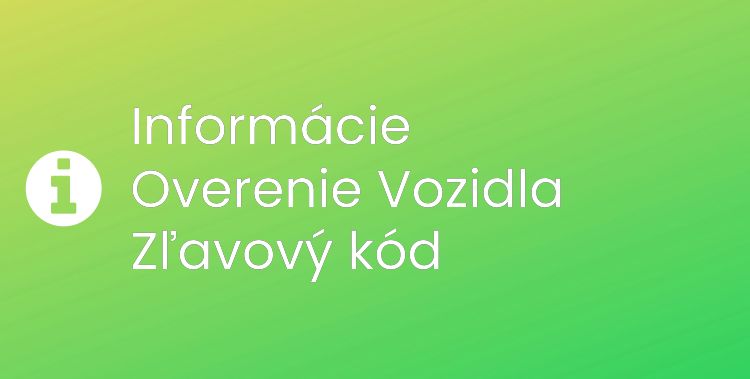Overenie Vozidla Section Header Image