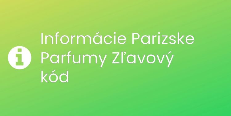 Parizske Parfumy Section Header Image