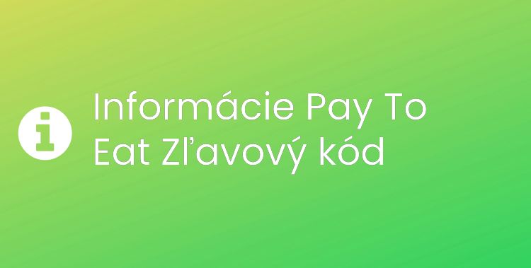 Pay To Eat Section Header Image