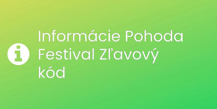 Pohoda Festival Section Header Image