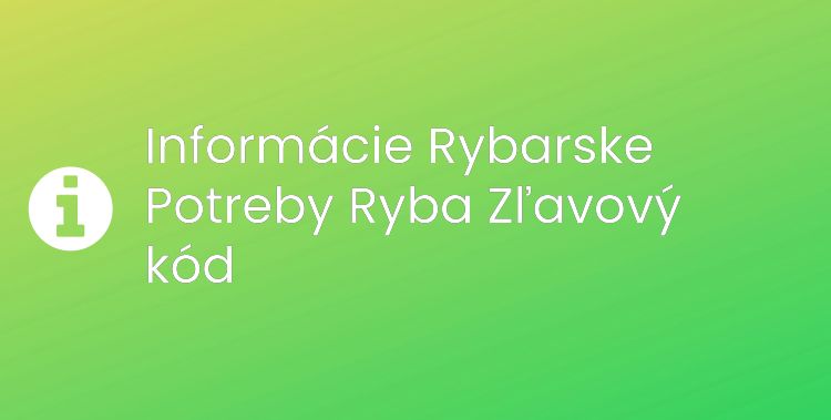 Rybarske Potreby Ryba Section Header Image