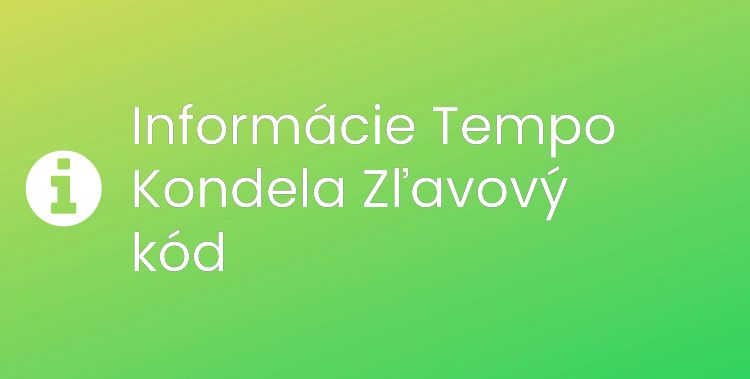 Tempo Kondela Section Header Image