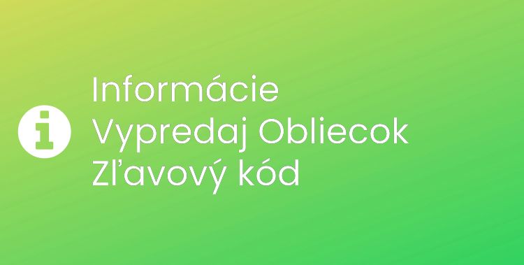 Vypredaj Obliecok Section Header Image
