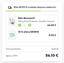 Zľava 9,90 € v košíku