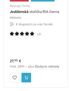 Stolička RIA za 27,90 €