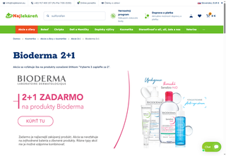 Tri produkty so štítkom akcie
