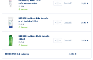 Zľava 15,76 €
